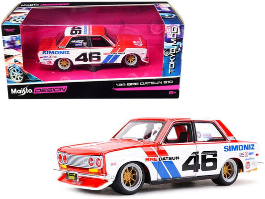 Datsun 510 46 "Simoniz" BRE (Brock Racing Enterprises) "Tokyo Mod" 1/24 Diecast Model Car by Maisto free shipping USA - Rapid Vehicles