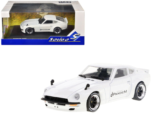 Datsun Pandem 240Z White 1/43 Diecast Model Car by Solido free shipping USA - Rapid Vehicles