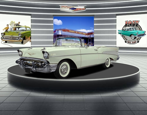 1957 Chevy Convertible Mouse Pad Classic Muscle Car - Premium Home & Garden from Maroon Cassiopeia - Just $12.99! Shop now at Rapidvehicles