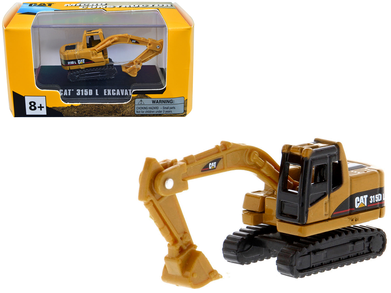 CAT Caterpillar 315D L Excavator Yellow "Micro-Constructor" Series Diecast Model by Diecast Masters free shipping USA