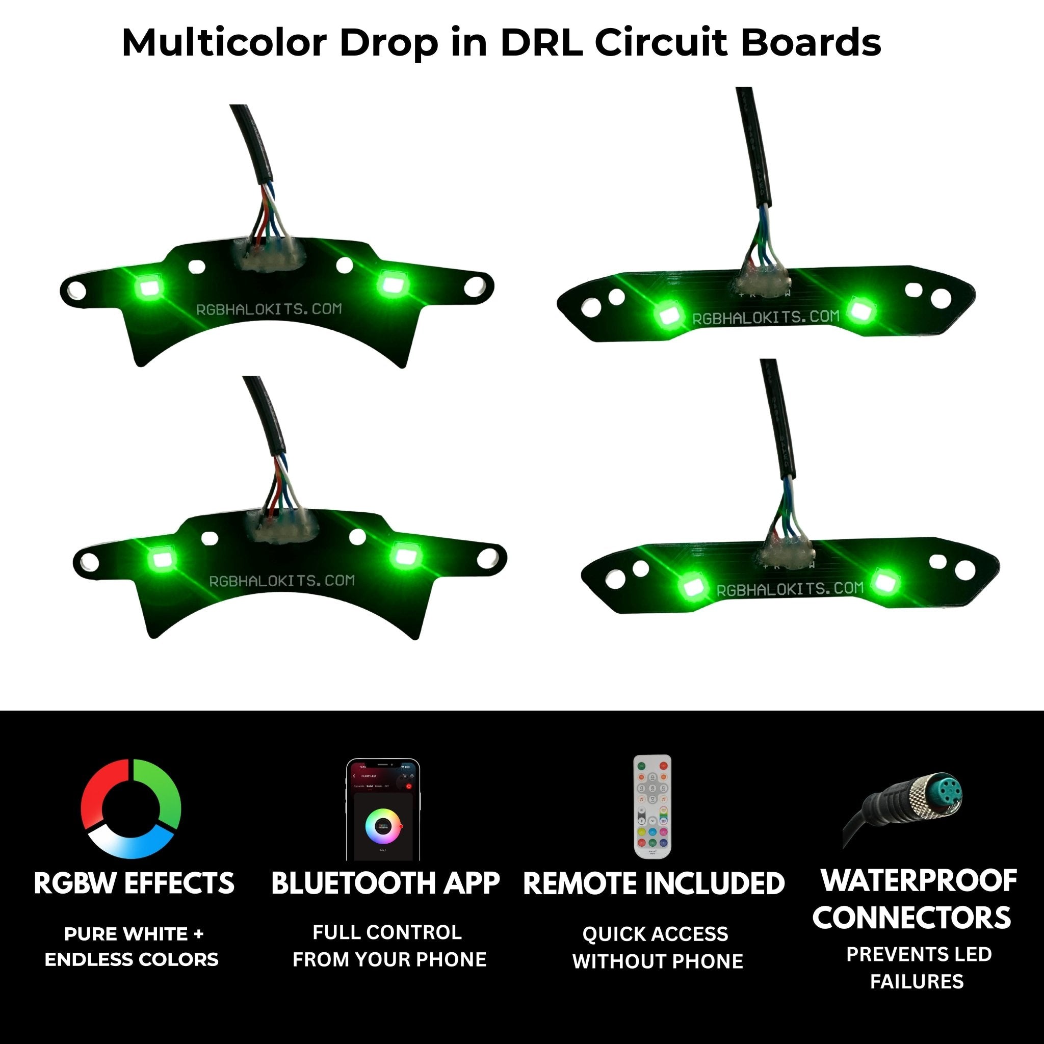 Dodge Challenger RGBW DRL Boards (2015-2024) - Rapid Vehicles