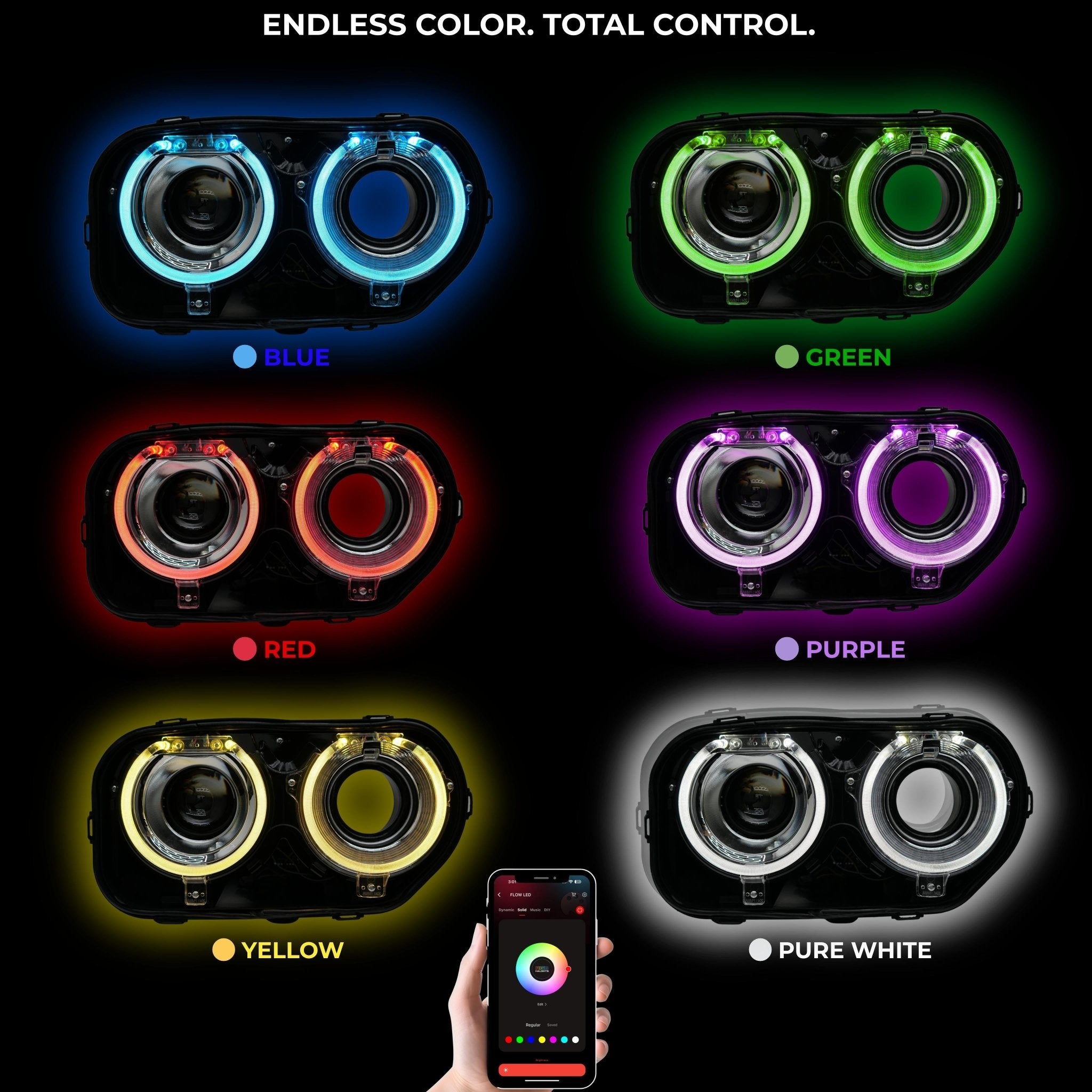 Dodge Challenger RGBW DRL Boards (2015-2024) - Rapid Vehicles