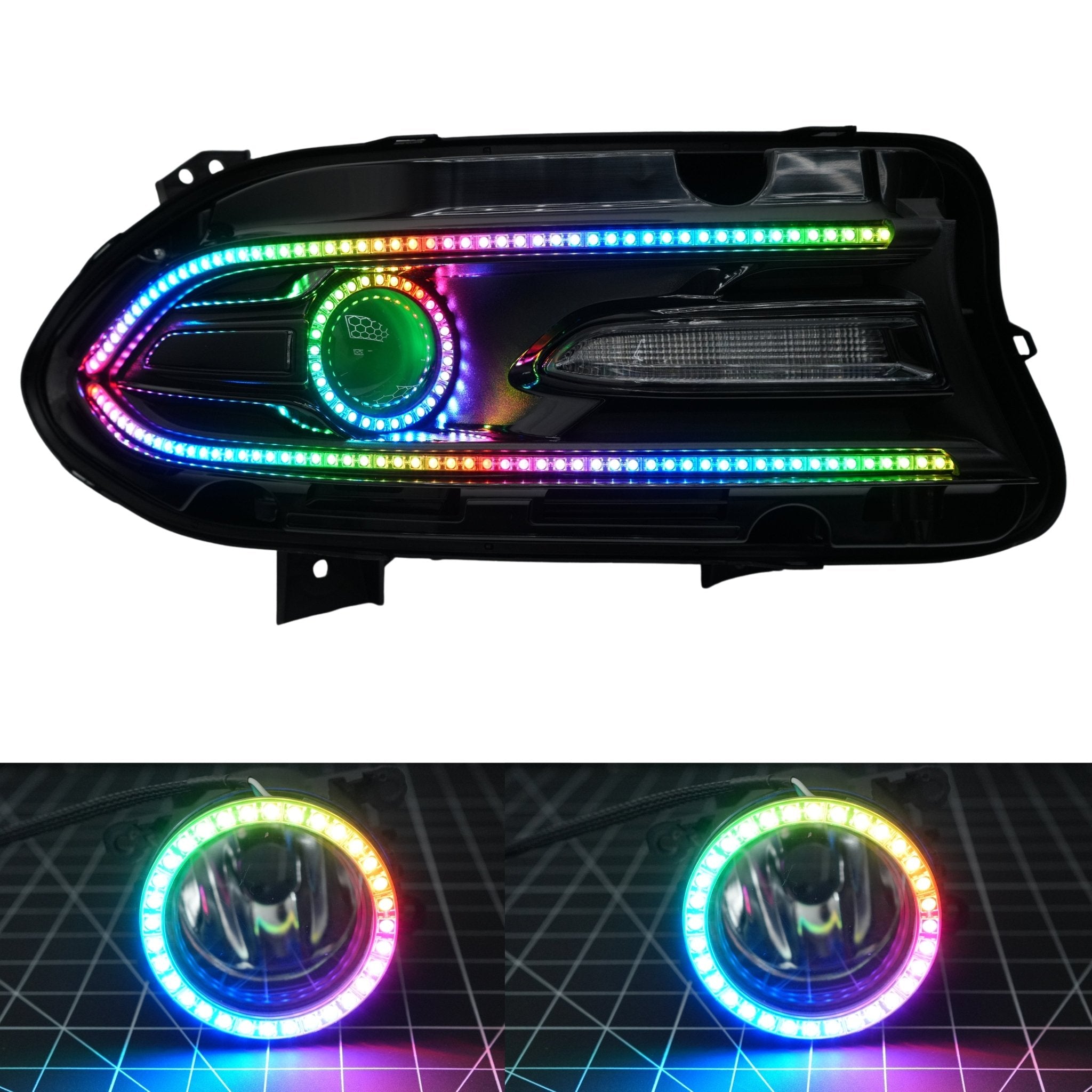 Dodge Charger Flow Series DRL Boards (2015-2024) - Rapid Vehicles