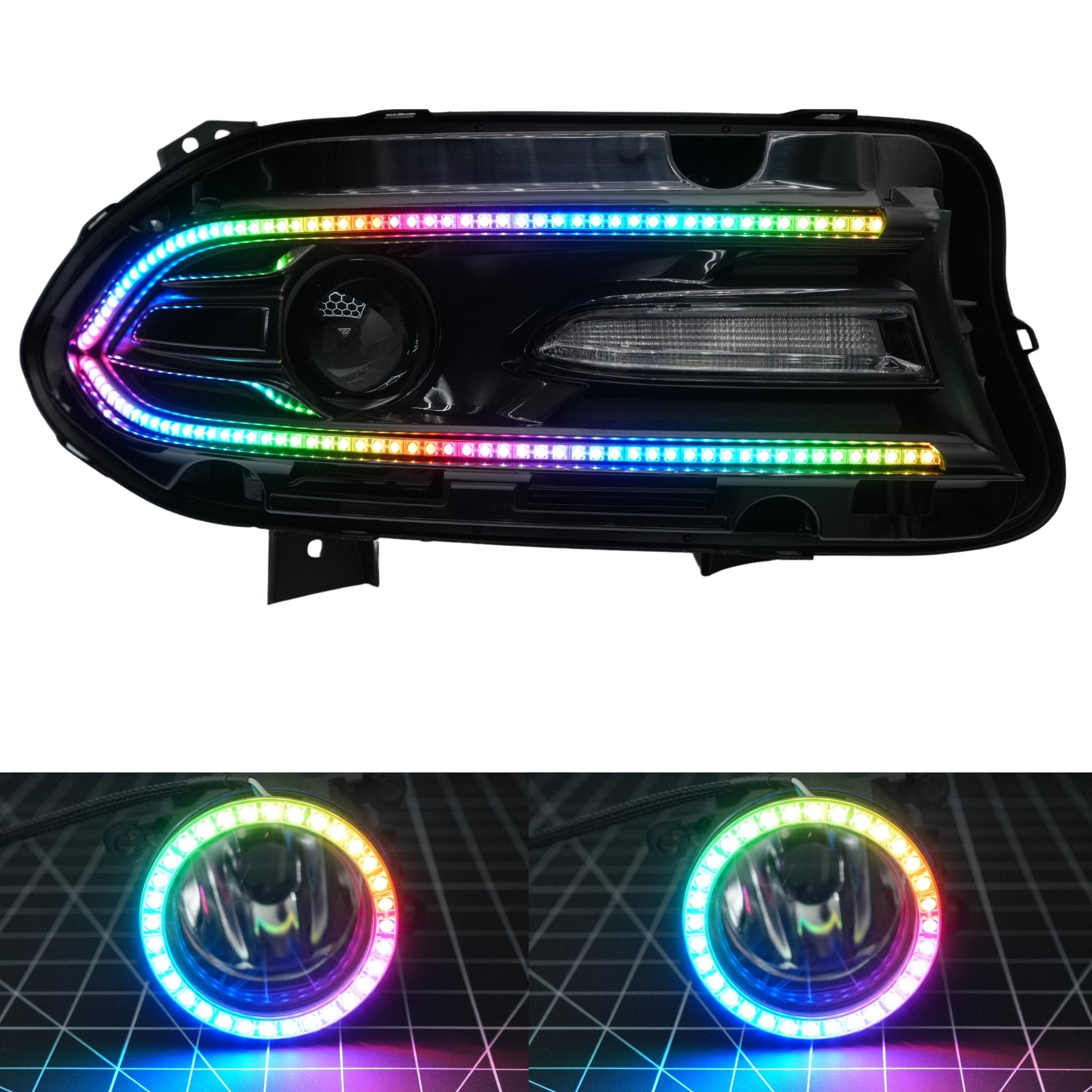 Dodge Charger Flow Series DRL Boards (2015-2024) - Rapid Vehicles