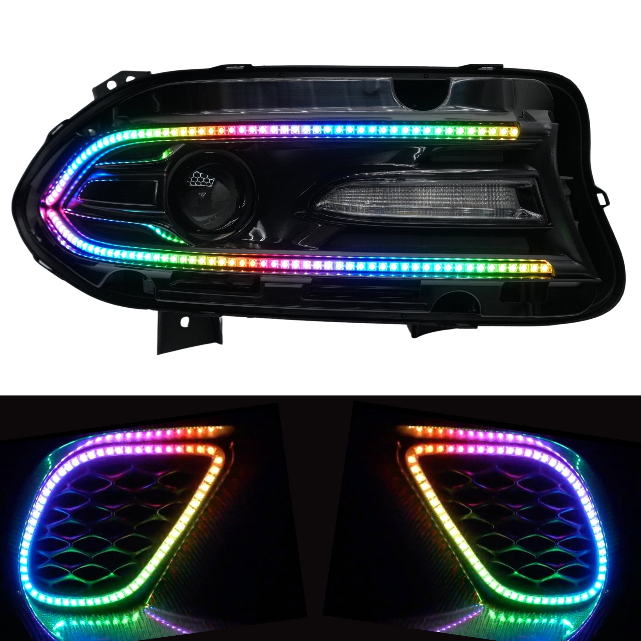 Dodge Charger Flow Series DRL Boards (2015-2024) - Rapid Vehicles