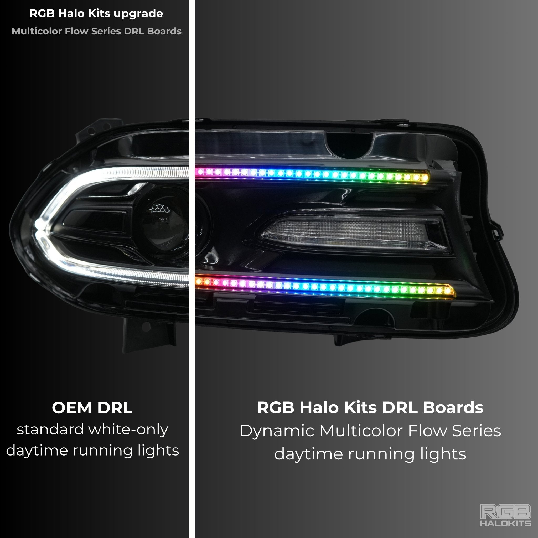 Dodge Charger Flow Series DRL Boards (2015-2024) - Rapid Vehicles