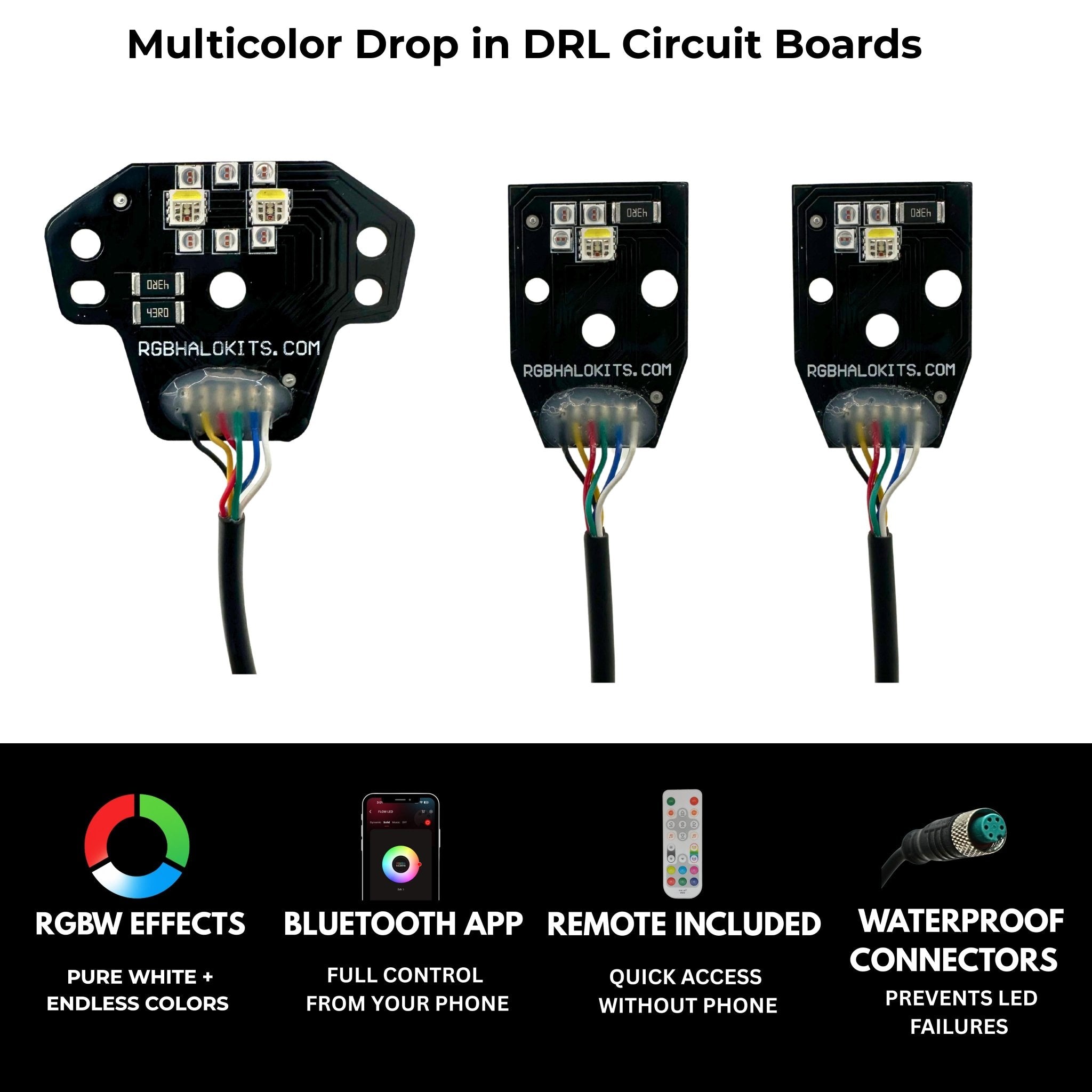 Dodge Charger RGBWA DRL Boards (2015-2024) - Rapid Vehicles