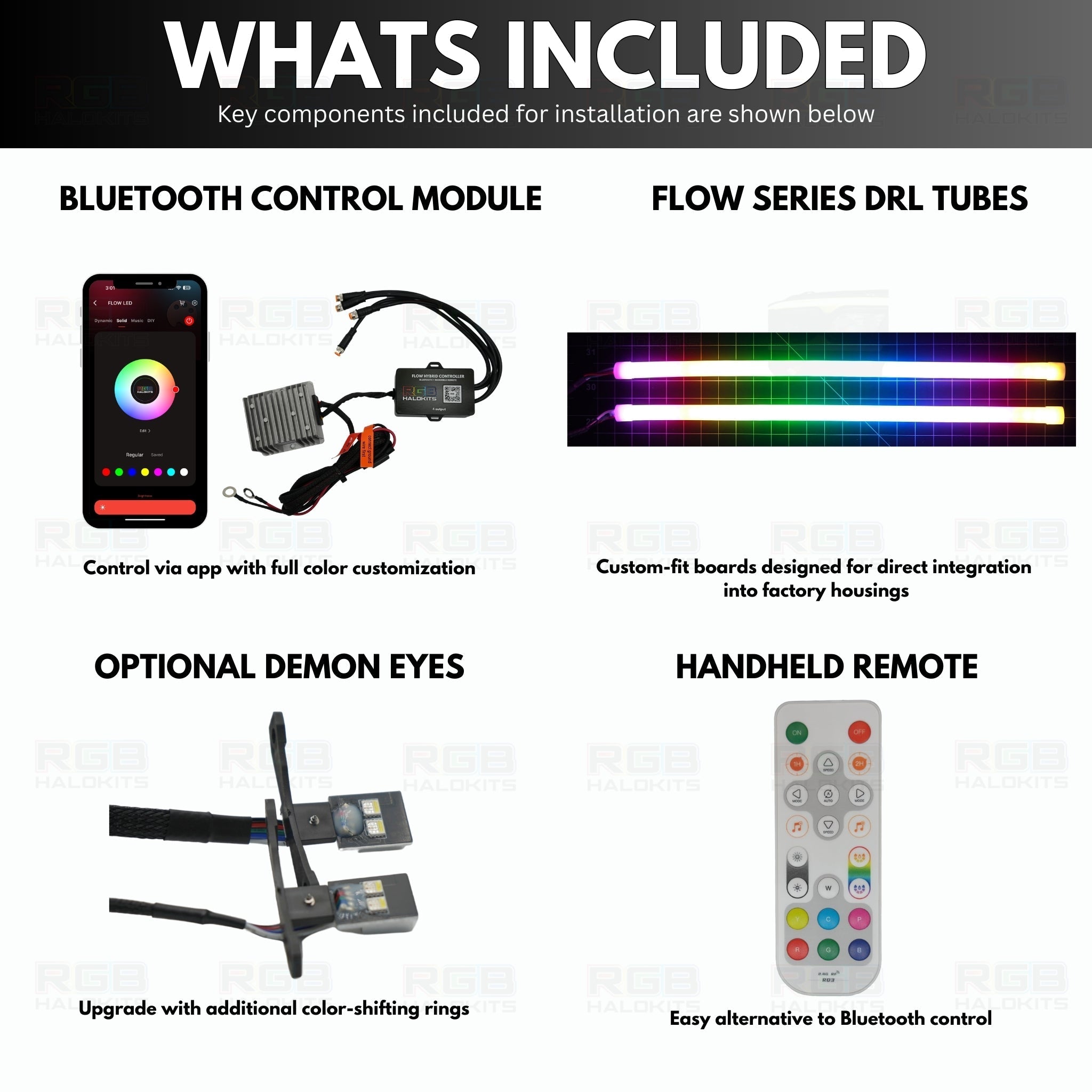 Dodge Durango Multicolor Flow DRL Kit (2021-2026) - Rapid Vehicles