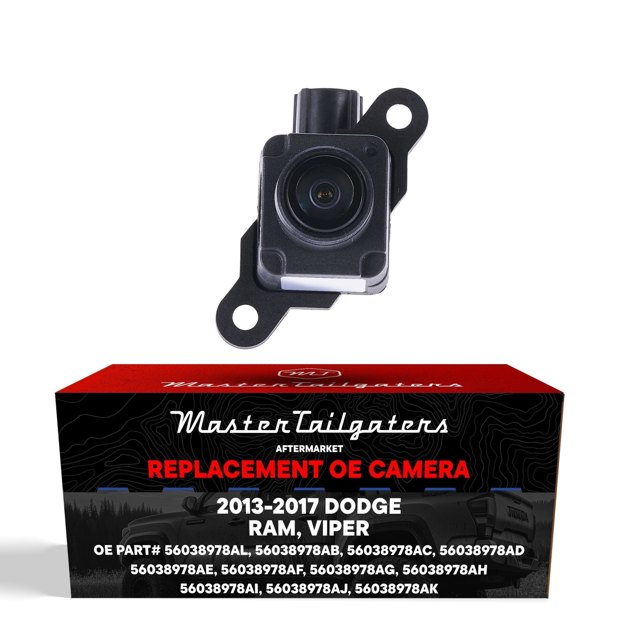 Dodge Ram (2013-2015), Viper (2013-2017) OEM Replacement Backup Camera OE Part  56038978AB, 56038978AC, 56038978AD, 56038978AE, 56038978AF, 56038978AG, 56038978AH, 56038978AI, 56038978AJ, 56038978AK, 56038978AL - Rapid Vehicles