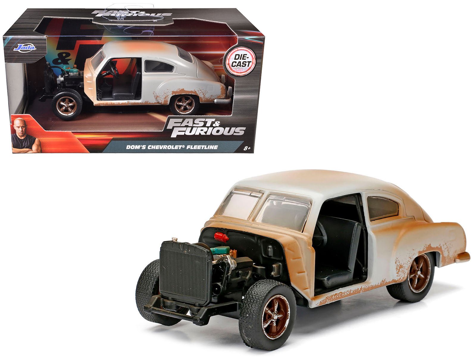Dom's Chevrolet Fleetline Fast & Furious F8 "The Fate of the Furious" Movie 1/32 Diecast Model Car by Jada free shipping USA - Rapid Vehicles