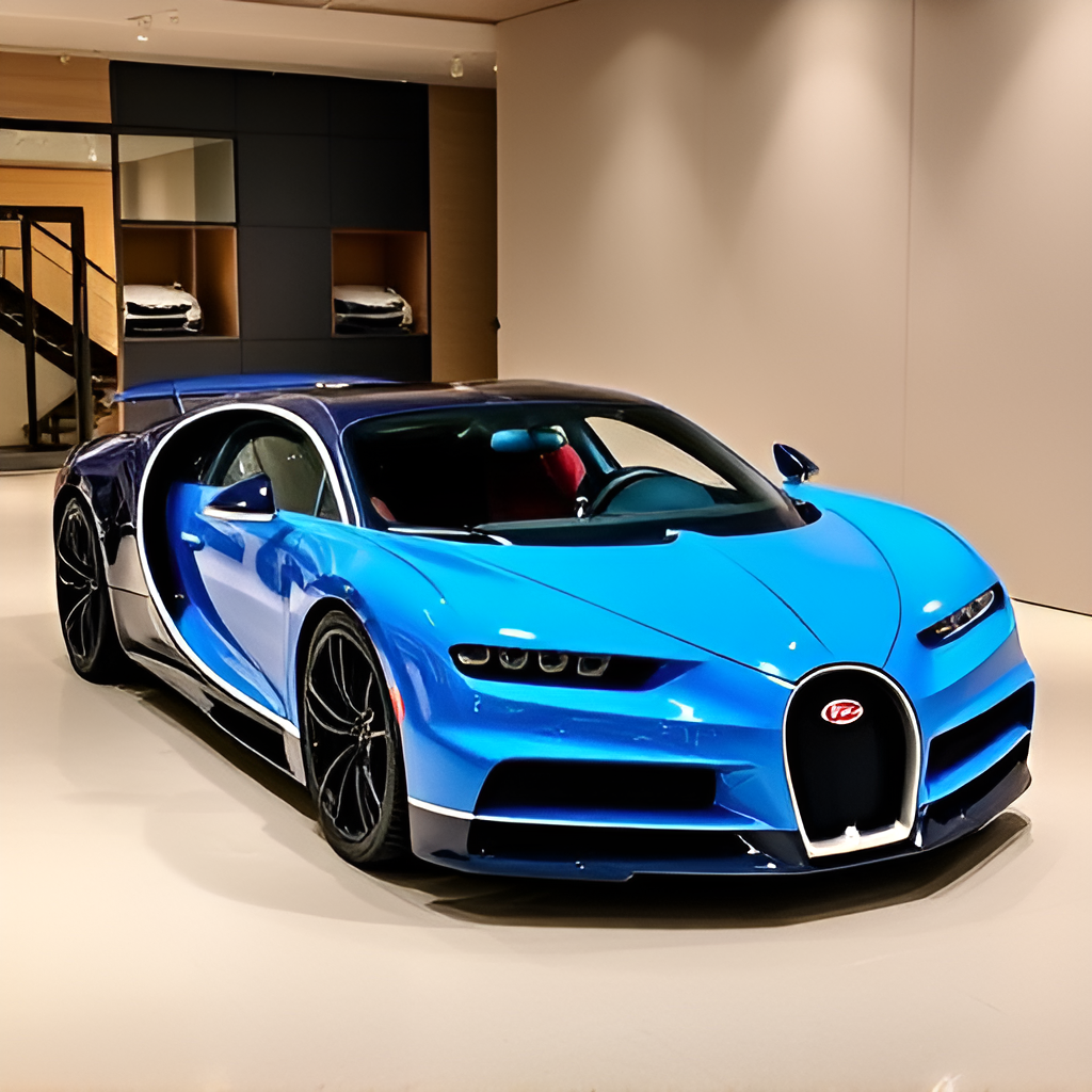 2016 Bugatti Chiron Blue 1/18 Diecast Model Car by Bburago - Premium Bugatti Models from Bburago - Just $97.99! Shop now at Rapidvehicles