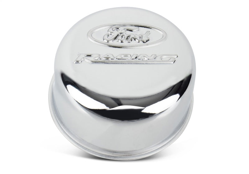 Ford Racing Chrome Breather Cap w/ Ford Racing Logo - Twist Type 302-200