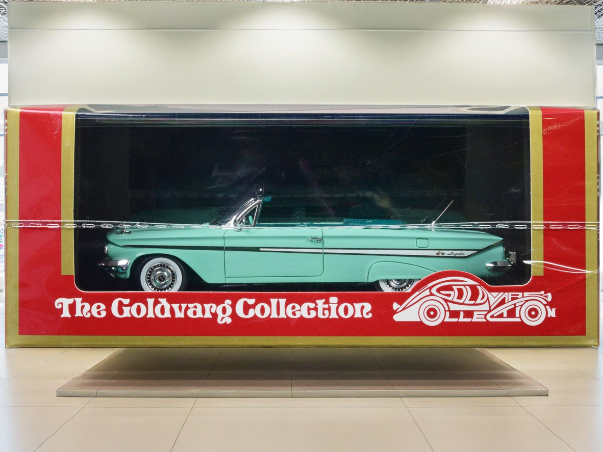 1961 Chevrolet Impala Convertible Light Green with Green Interior Limited Edition to 240 pieces Worldwide 1/43 Model Car by Goldvarg Collection