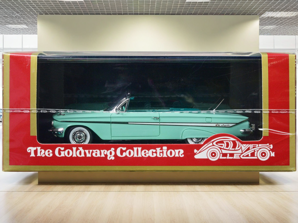 1961 Chevrolet Impala Convertible Light Green with Green Interior Limited Edition to 240 pieces Worldwide 1/43 Model Car by Goldvarg Collection