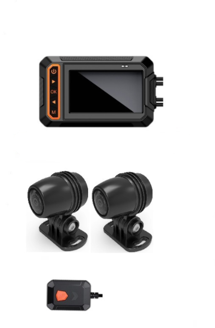 Color: Set2 - Motorcycle Remote Monitoring Driving Recorder - Premium Car Mirror Video from Rapidvehicles - Just $133.99! Shop now at Rapidvehicles