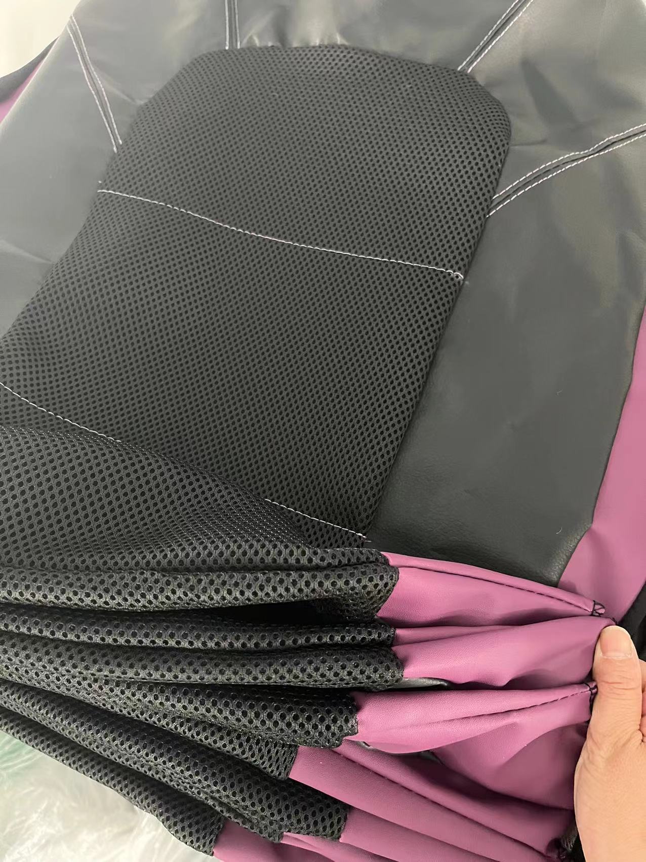 Color: Black Purple Side Wing, Size: Universal - Car Seat Cover - Premium Automobiles Seat Covers from Rapidvehicles - Just $58.49! Shop now at Rapidvehicles