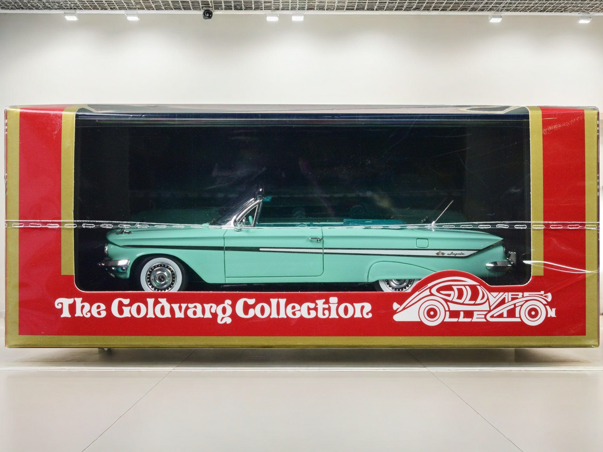 1961 Chevrolet Impala Convertible Light Green with Green Interior Limited Edition to 240 pieces Worldwide 1/43 Model Car by Goldvarg Collection