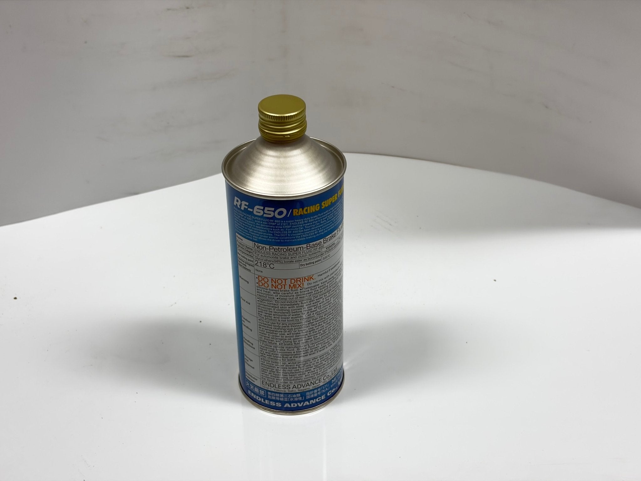 Endless RF‑650 Racing Brake Fluid 500 mL - 613°F Dry Boiling Point, Motorsport Grade RF650 - Rapid Vehicles