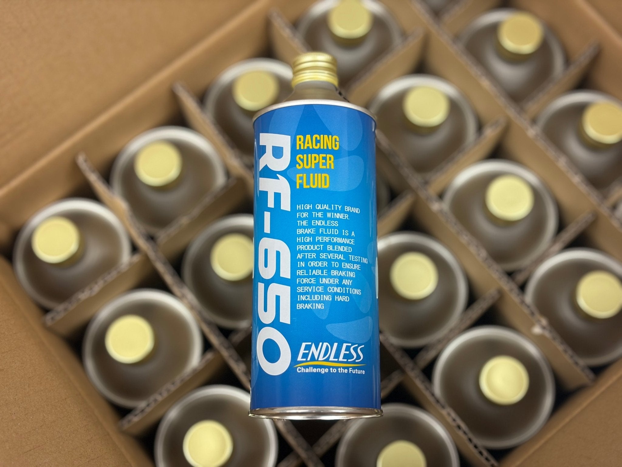 Endless RF‑650 Racing Brake Fluid 500 mL - 613°F Dry Boiling Point, Motorsport Grade RF650 - Rapid Vehicles