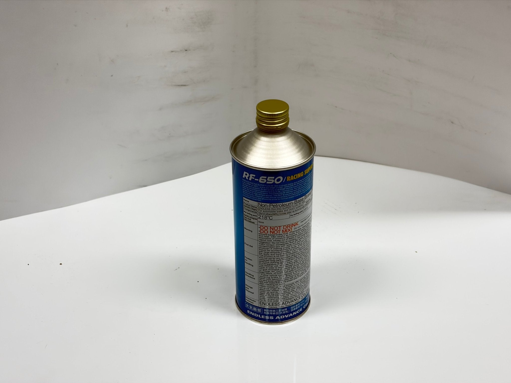 Endless RF‑650 Racing Brake Fluid 500 mL - 613°F Dry Boiling Point, Motorsport Grade RF650 - Rapid Vehicles