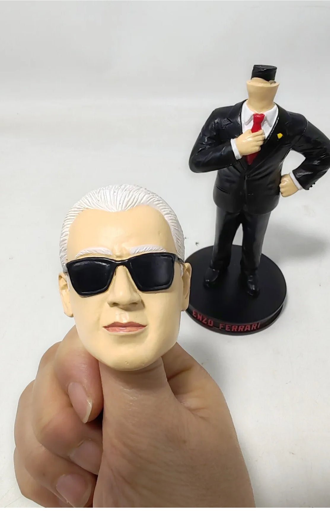 Enzo Ferrari figurine BobbleHead 7” - Rapid Vehicles