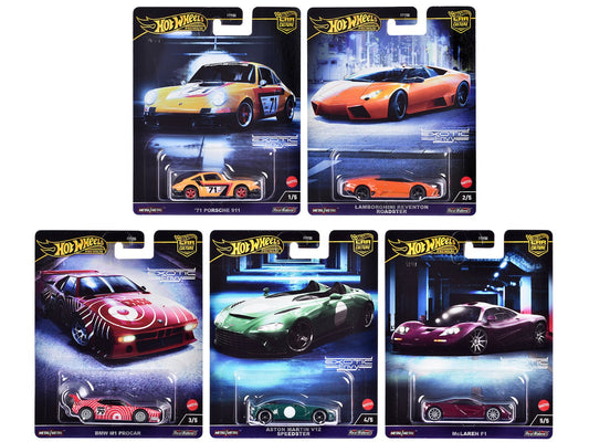 "Exotic Envy" 5 piece Set "Car Culture" 2024 Series G Diecast Model Cars by Hot Wheels free shipping USA - Rapid Vehicles