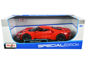 2017 Ford GT Red with Black Wheels "Special Edition" 1/18 Diecast Model Car by Maisto - Premium  from Rapidvehicles - Just $70.99! Shop now at Rapidvehicles