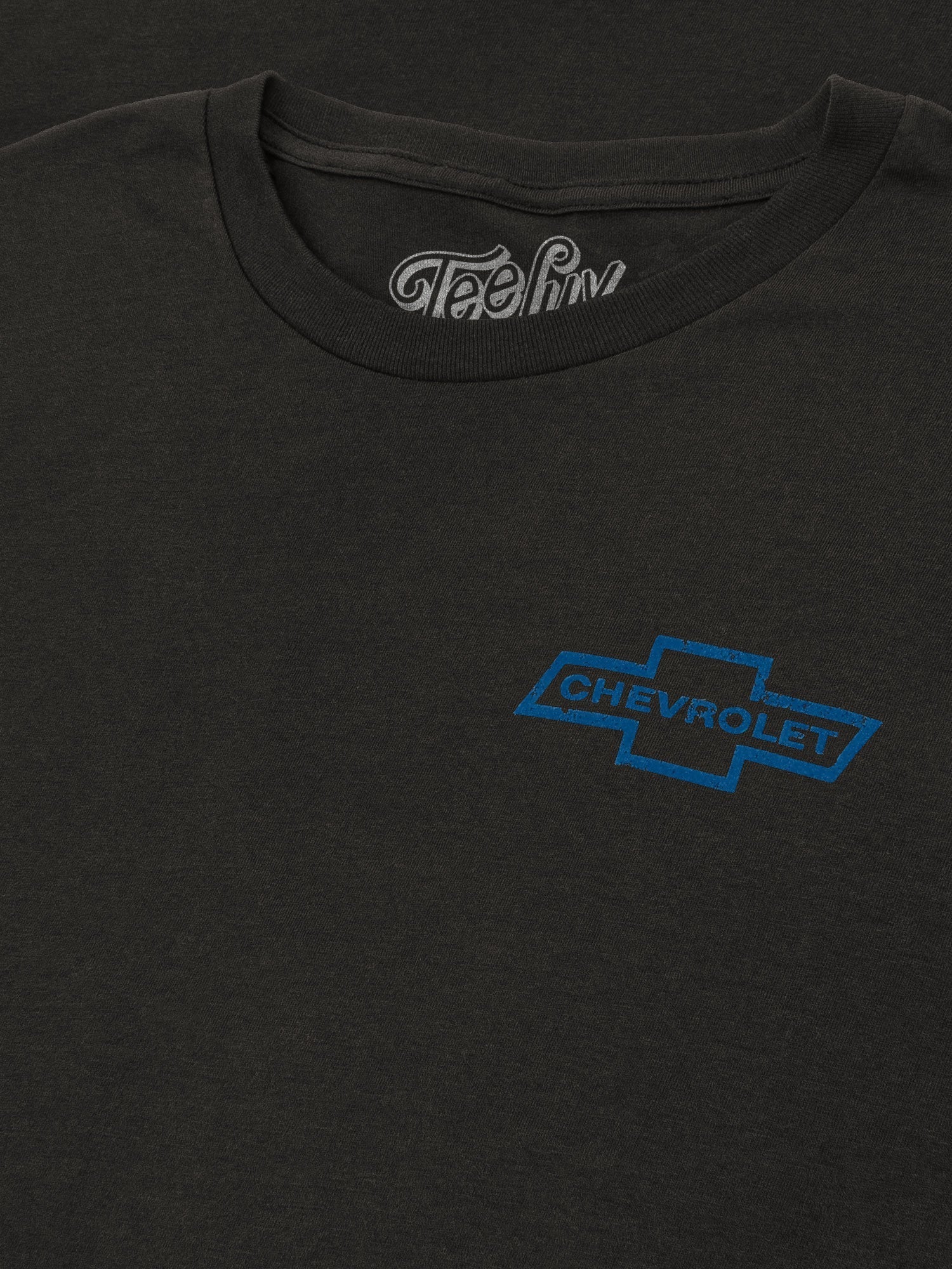 Faded Chevrolet 72 Camaro Front and Back Print T-Shirt - Vintage Black - Rapid Vehicles