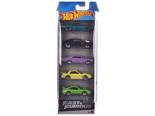 "Fast & Furious" 5 piece Set die Diecast Model Cars by Hot Wheels free shipping USA - Rapid Vehicles