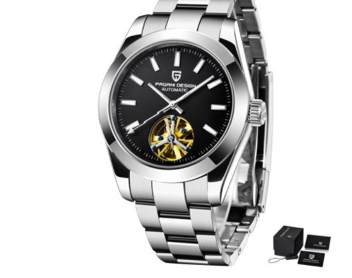 PAGANI 1658 New Automatic Mechanical Watch Stainless Steel Strap - Premium Smart Watches from Rapidvehicles - Just $299.99! Shop now at Rapidvehicles