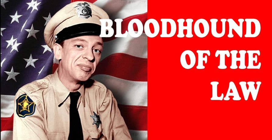 Novelty Auto Car License Bloodhound of the law Barney fife - Premium Home & Garden from Maroon Cassiopeia - Just $16.19! Shop now at Rapidvehicles