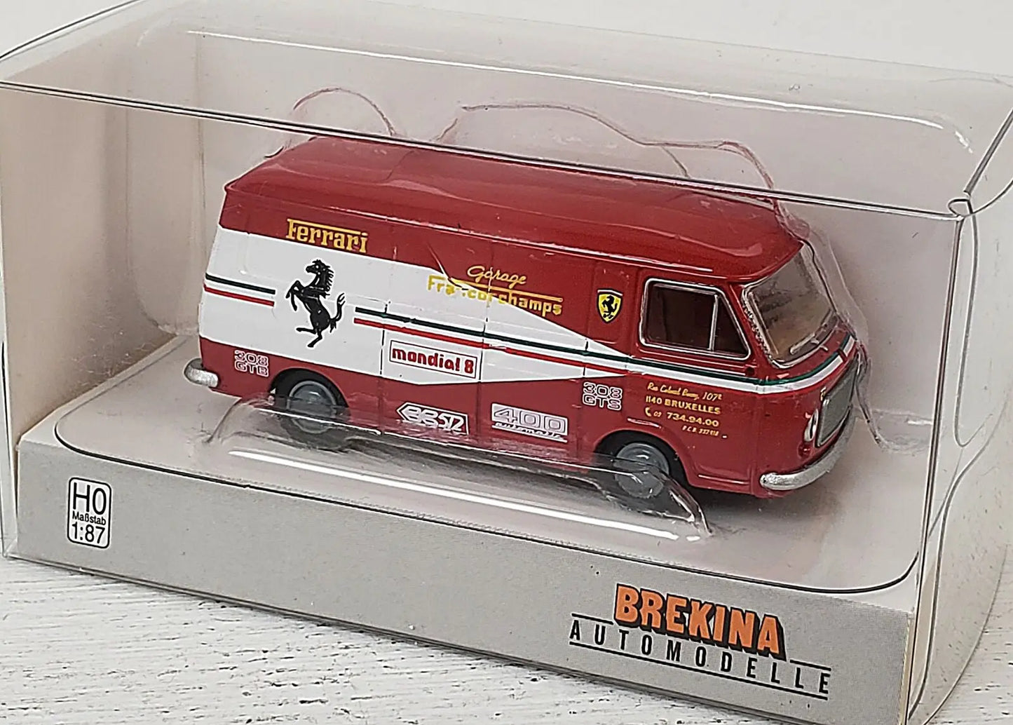 Brekina NEW HO 1/87 Fiat 238 Panel Van Garage Franchorchamps - Premium  from Rapidvehicles - Just $58.49! Shop now at Rapidvehicles