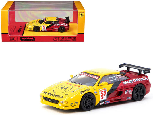 Ferrari F355 Challenge 54 Matt Drendel "World Challenge Series" (2000) "Hobby64" Series 1/64 Diecast Model Car by Tarmac Works free shipping USA - Rapid Vehicles