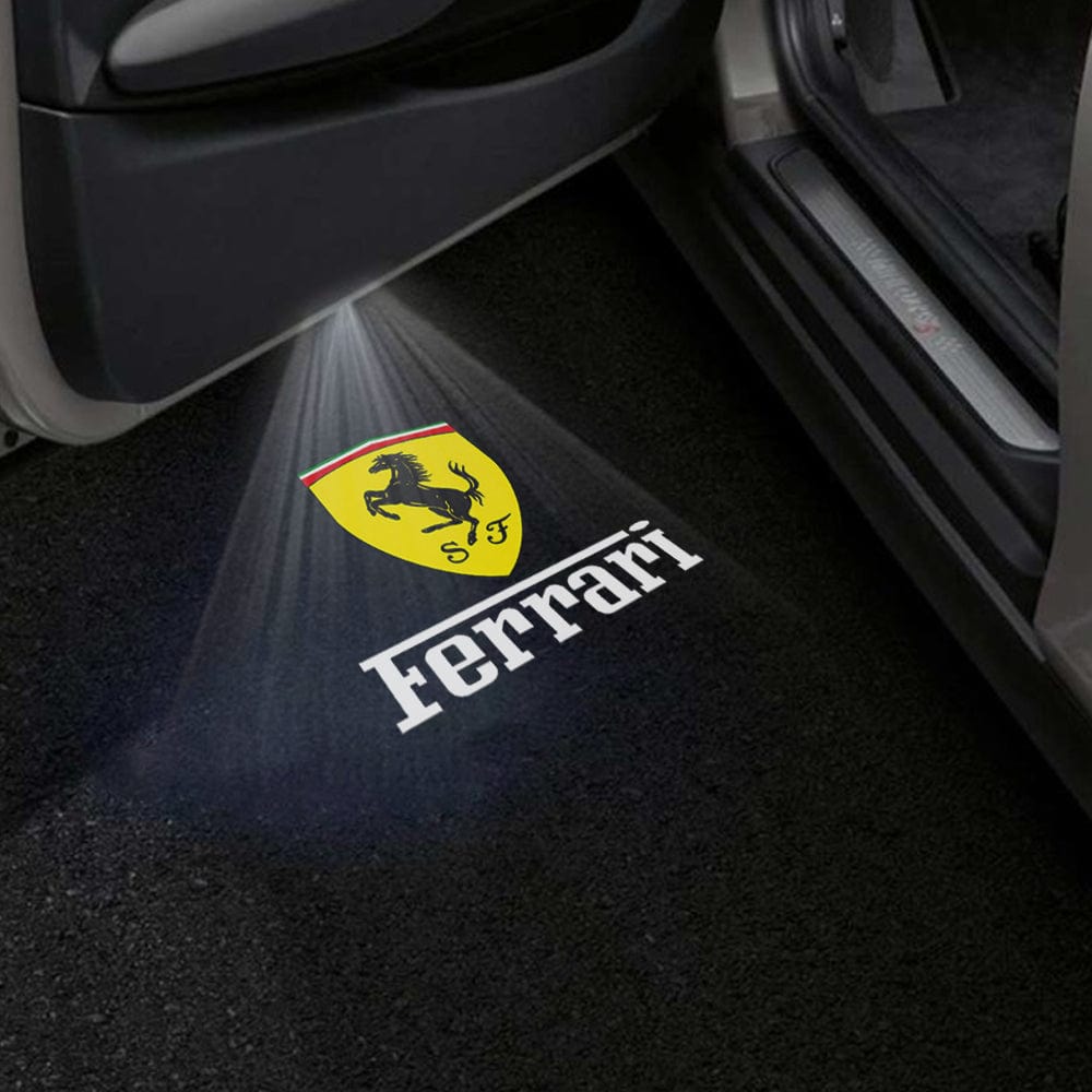 Ferrari 599 GTB Fiorano Premium Door Puddle Lights Various Designs 2006–2012
