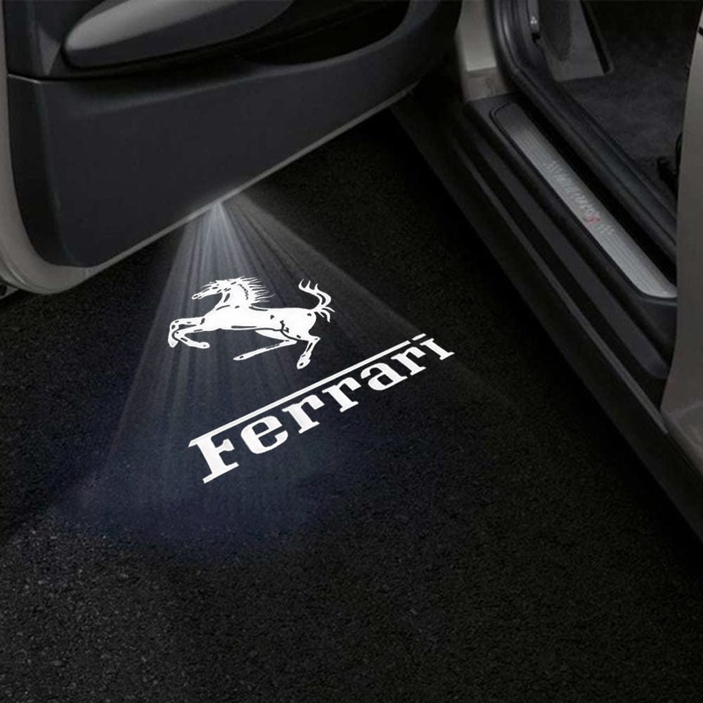Ferrari 458 Premium Door Puddle Lights Various Designs 2010–2015