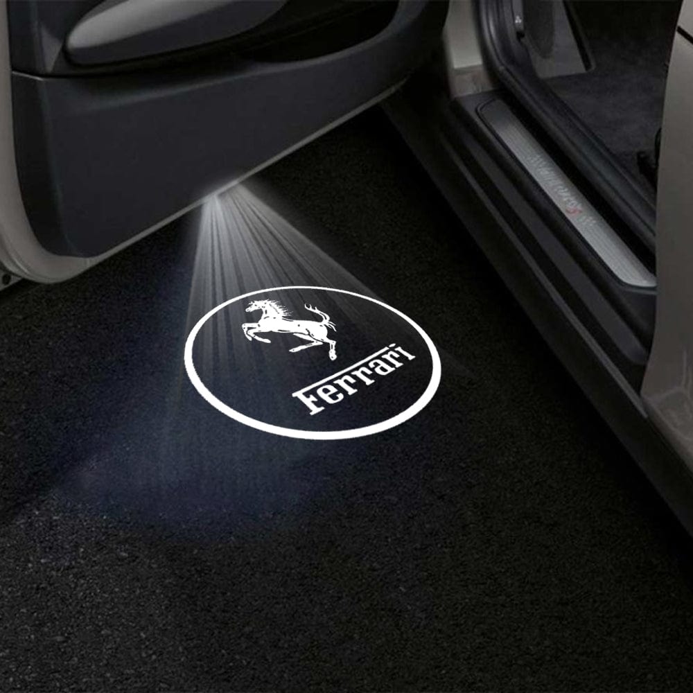 Ferrari 458 Premium Door Puddle Lights Various Designs 2010–2015