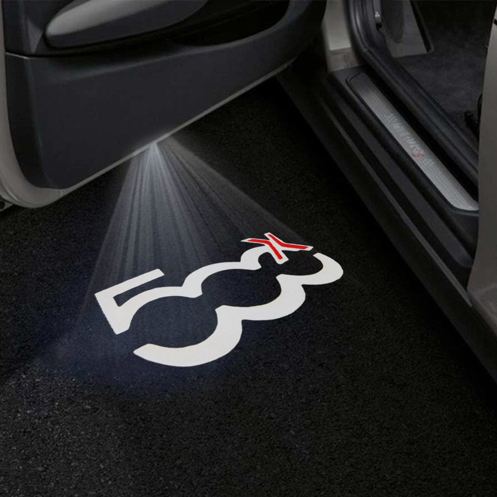 Fiat 500X Premium Door Puddle Lights Various Designs - 2014-2026