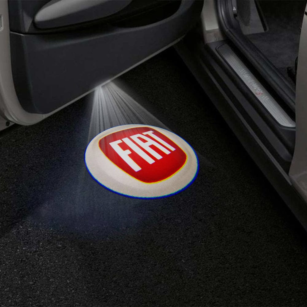 Fiat 500X Premium Door Puddle Lights Various Designs - 2014-2026