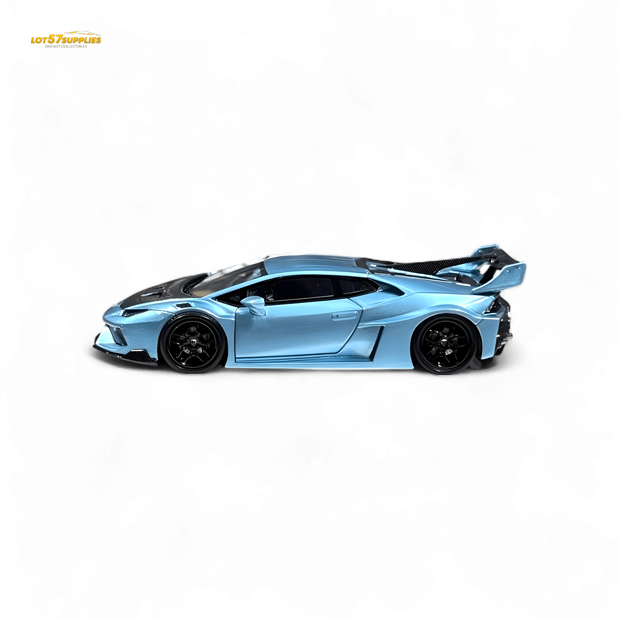 Flame Lamborghini Huracan LP610-4 ICE BLUE 1:64 - Rapid Vehicles