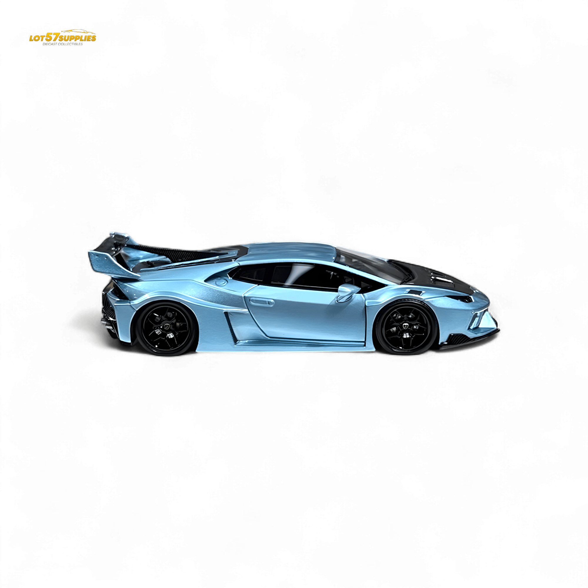Flame Lamborghini Huracan LP610-4 ICE BLUE 1:64 - Rapid Vehicles