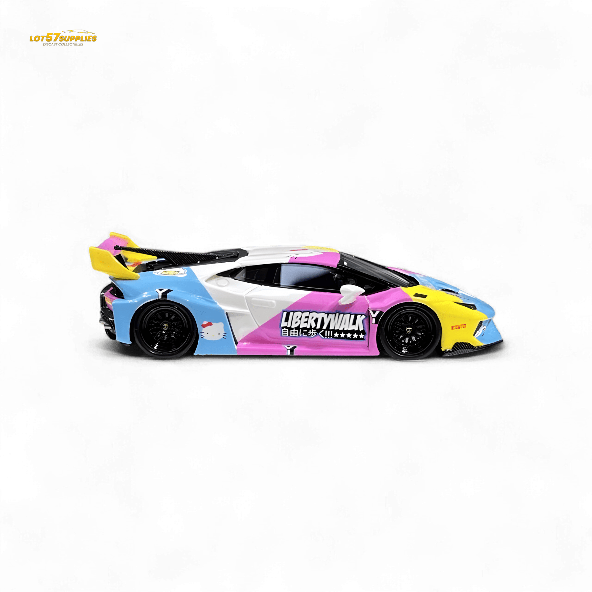 Flame Lamborghini Huracan LP610-4 LWBK WideBody Resin 1:64 - Rapid Vehicles