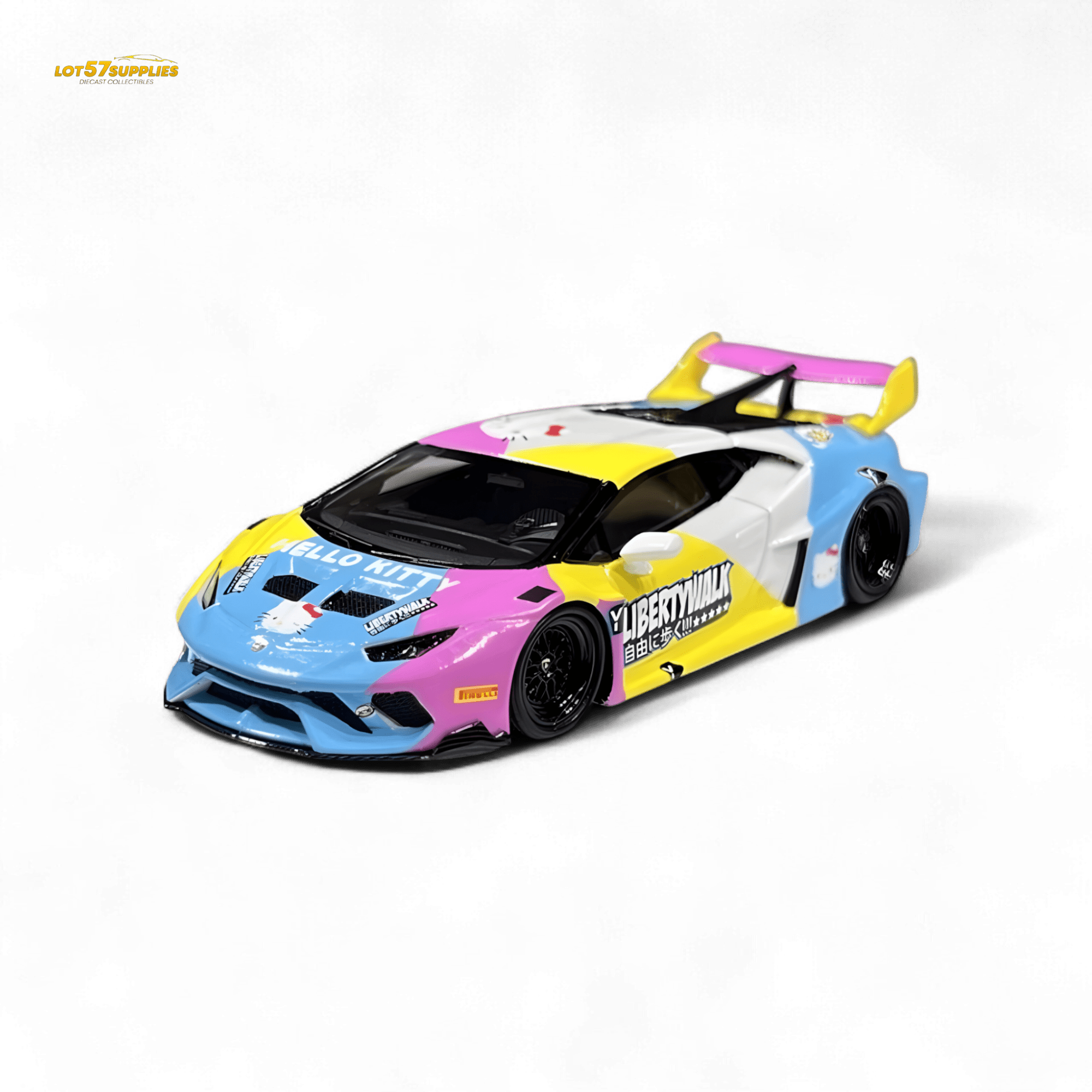 Flame Lamborghini Huracan LP610-4 LWBK WideBody Resin 1:64 - Rapid Vehicles
