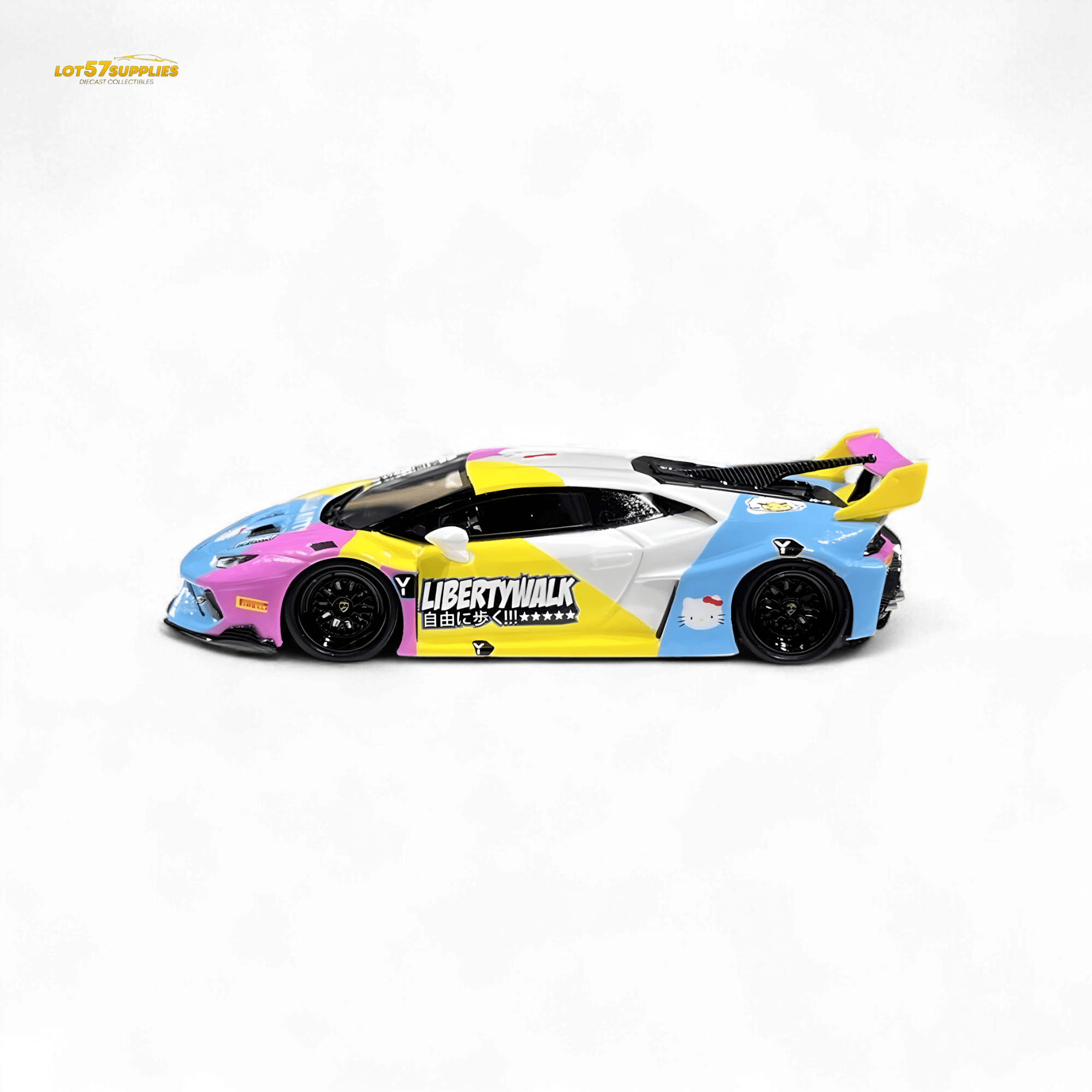 Flame Lamborghini Huracan LP610-4 LWBK WideBody Resin 1:64 - Rapid Vehicles