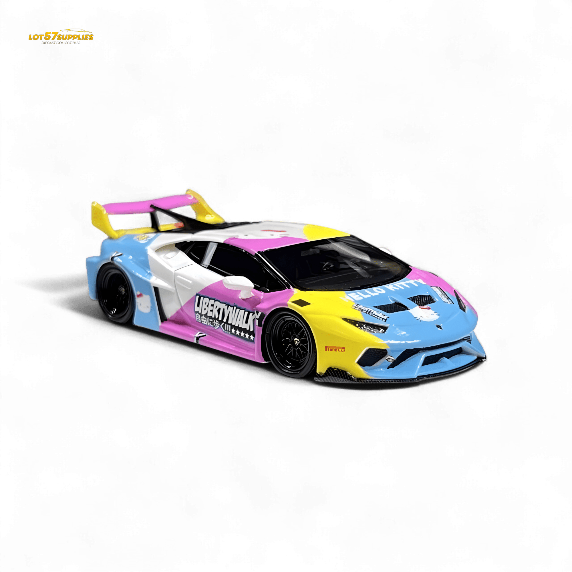 Flame Lamborghini Huracan LP610-4 LWBK WideBody Resin 1:64 - Rapid Vehicles