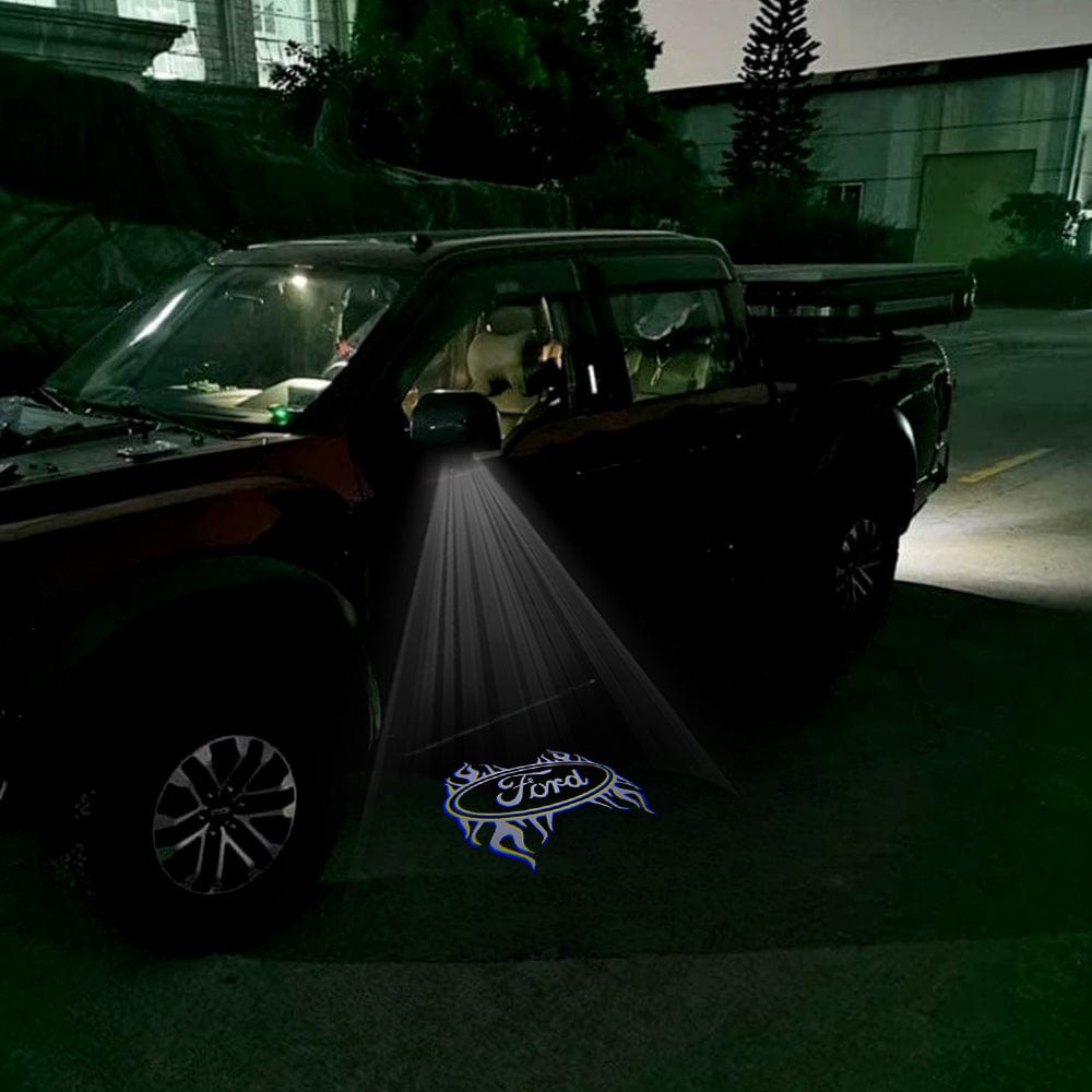 Ford Raptor 1st Gen F150 Premium Side Wing Mirror Puddle Lights Various Designs 2009-2014