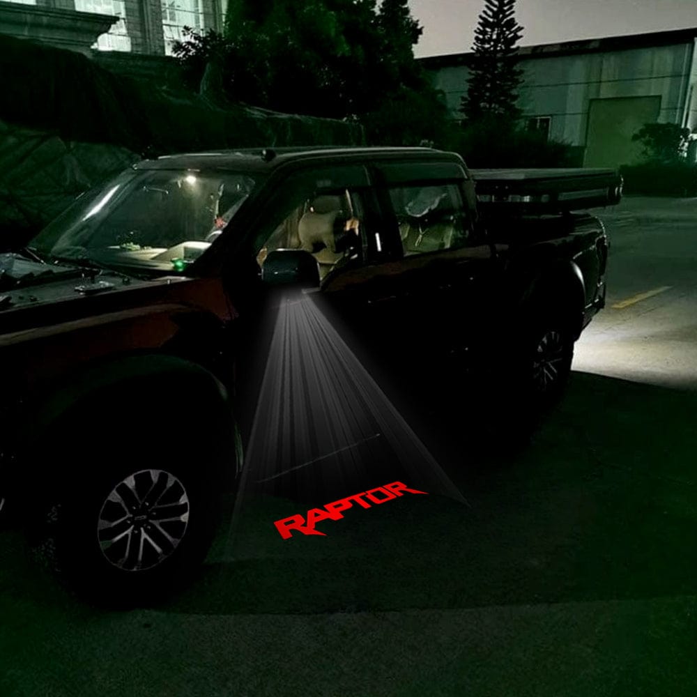 Ford Raptor 1st Gen F150 Premium Side Wing Mirror Puddle Lights Various Designs 2009-2014