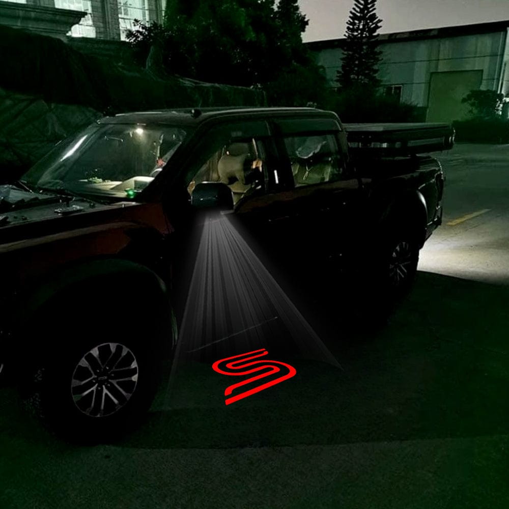 Ford Raptor 1st Gen F150 Premium Side Wing Mirror Puddle Lights Various Designs 2009-2014