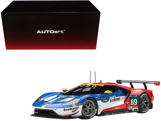Ford GT 69 Ryan Briscoe - Richard Westbrook - Scott Dixon "Ford Chip Ganassi Team USA" 24H Le Mans (2016) 1/18 Model Car by Autoart free shipping USA - Rapid Vehicles