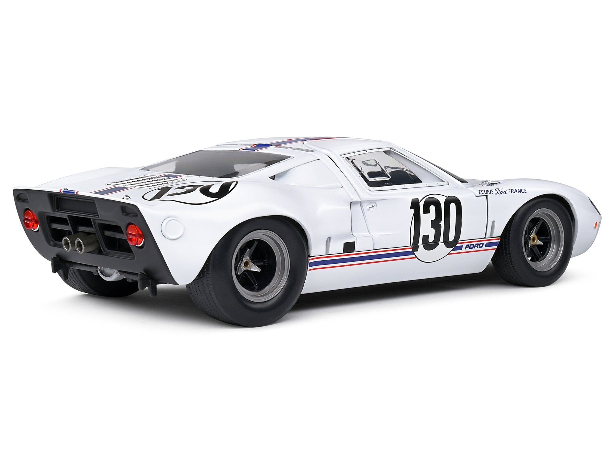 Ford GT40 MK1 130 Henri Greder - Jean-Michel Giorgi "Targa Florio" (1967) "Competition" Series 1/18 Diecast Model Car by Solido - Rapid Vehicles