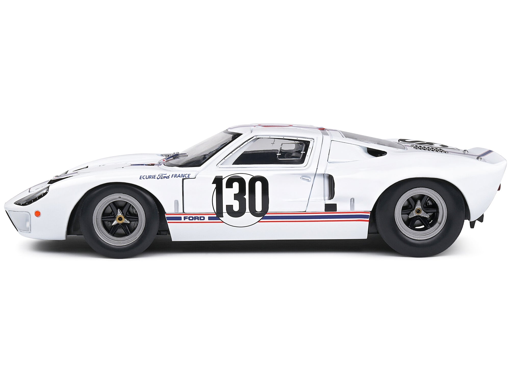 Ford GT40 MK1 130 Henri Greder - Jean-Michel Giorgi "Targa Florio" (1967) "Competition" Series 1/18 Diecast Model Car by Solido - Rapid Vehicles